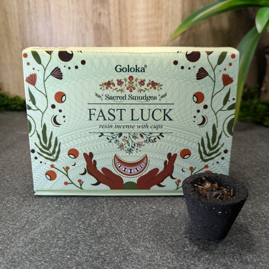 Fast Luck - Resin Incense with cups