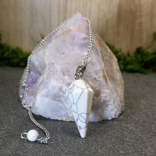 White Howlite - Pendulum