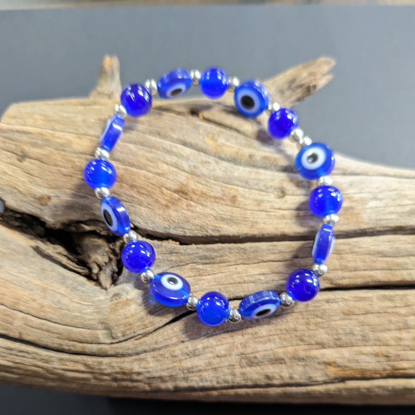 Evil Eye Bead Bracelet - Large image 0