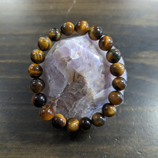 Tiger Eye  - 10mm Bead Bracelet image 0