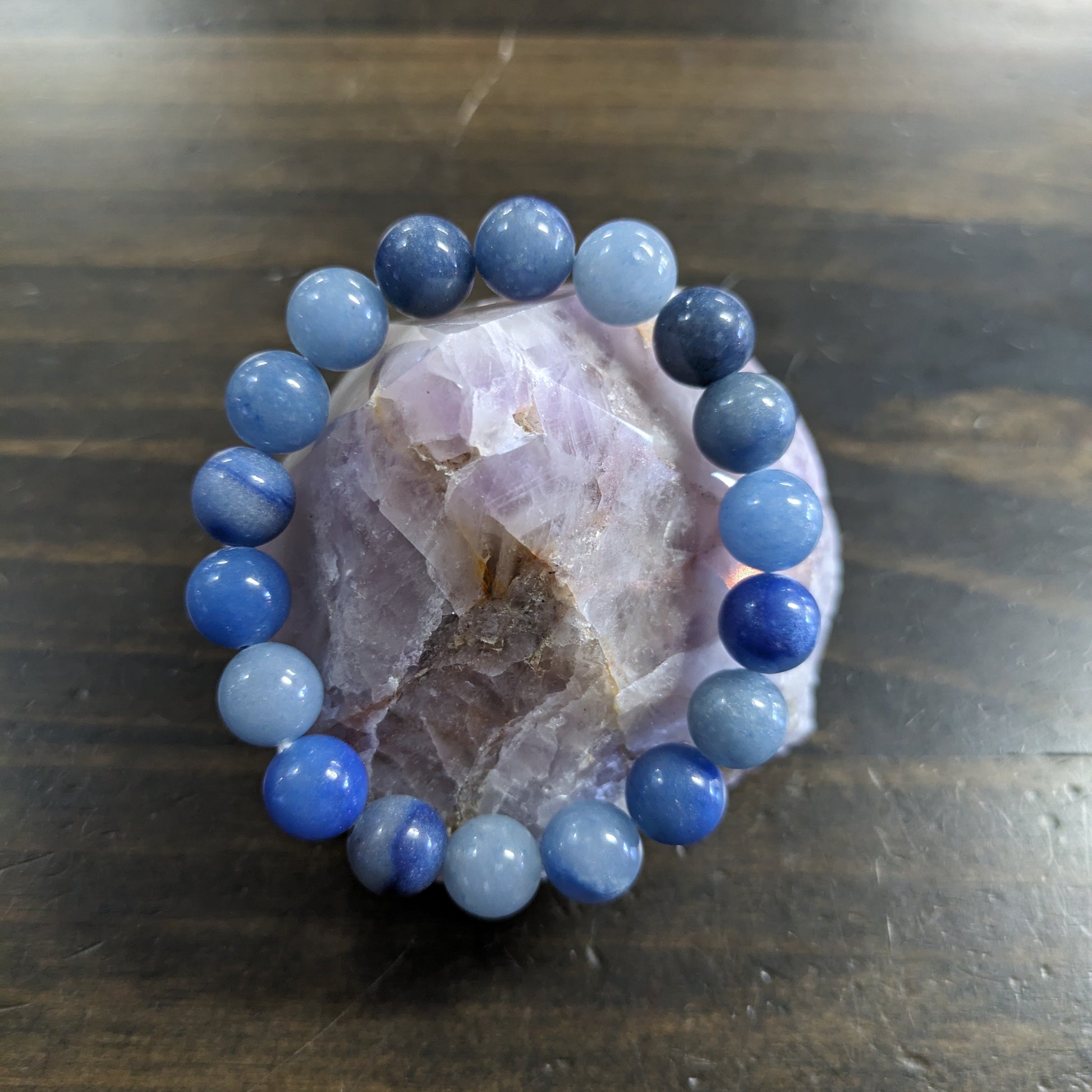 Blue Aventurine  - 10mm Bead Bracelet image 0