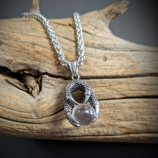 Dragon Claw with Crystal ball Necklace image 0
