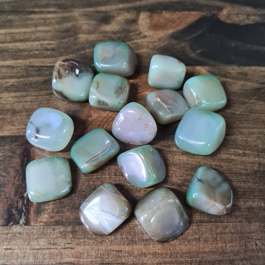 Green Agate - Tumbled image 0