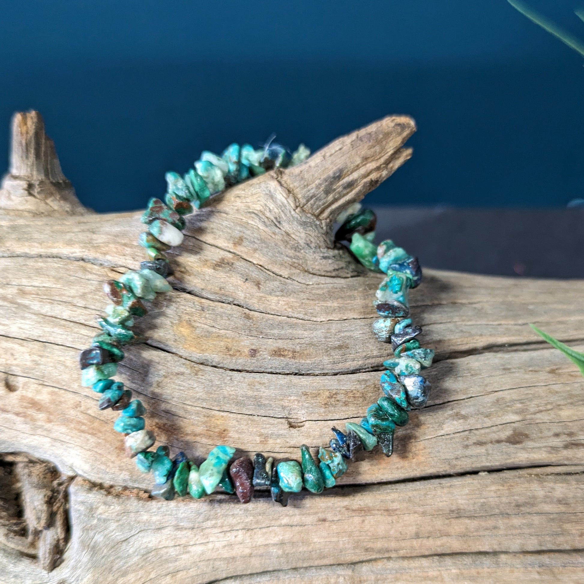 Crystal Chip bracelet - Ruby Zoisite image 0