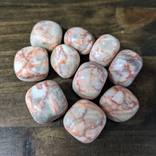 Red Web Jasper - Tumbled image 0