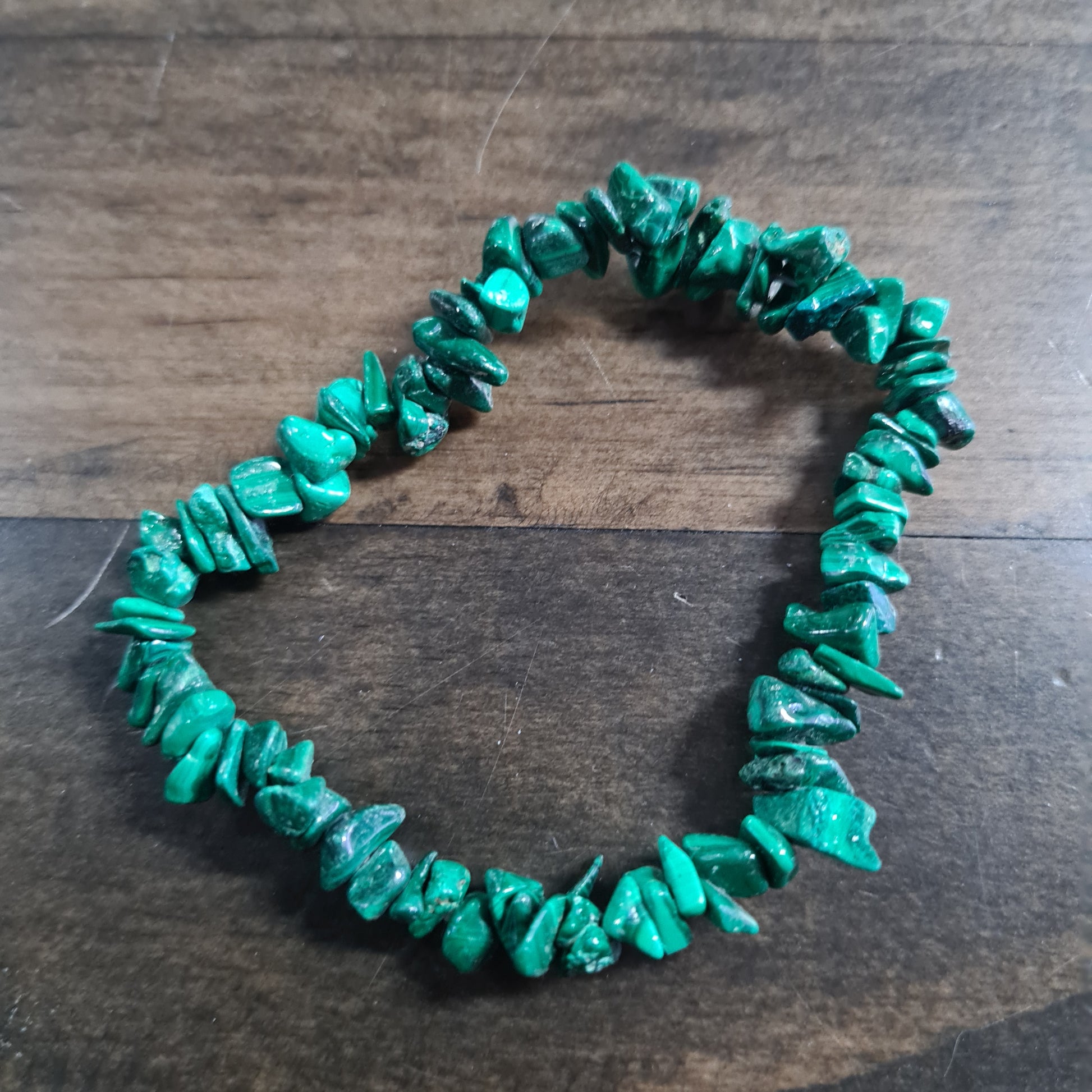Crystal Chip bracelet - Malachite image 0