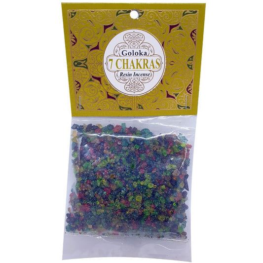 7 Chakras Resin - Goloka image 0
