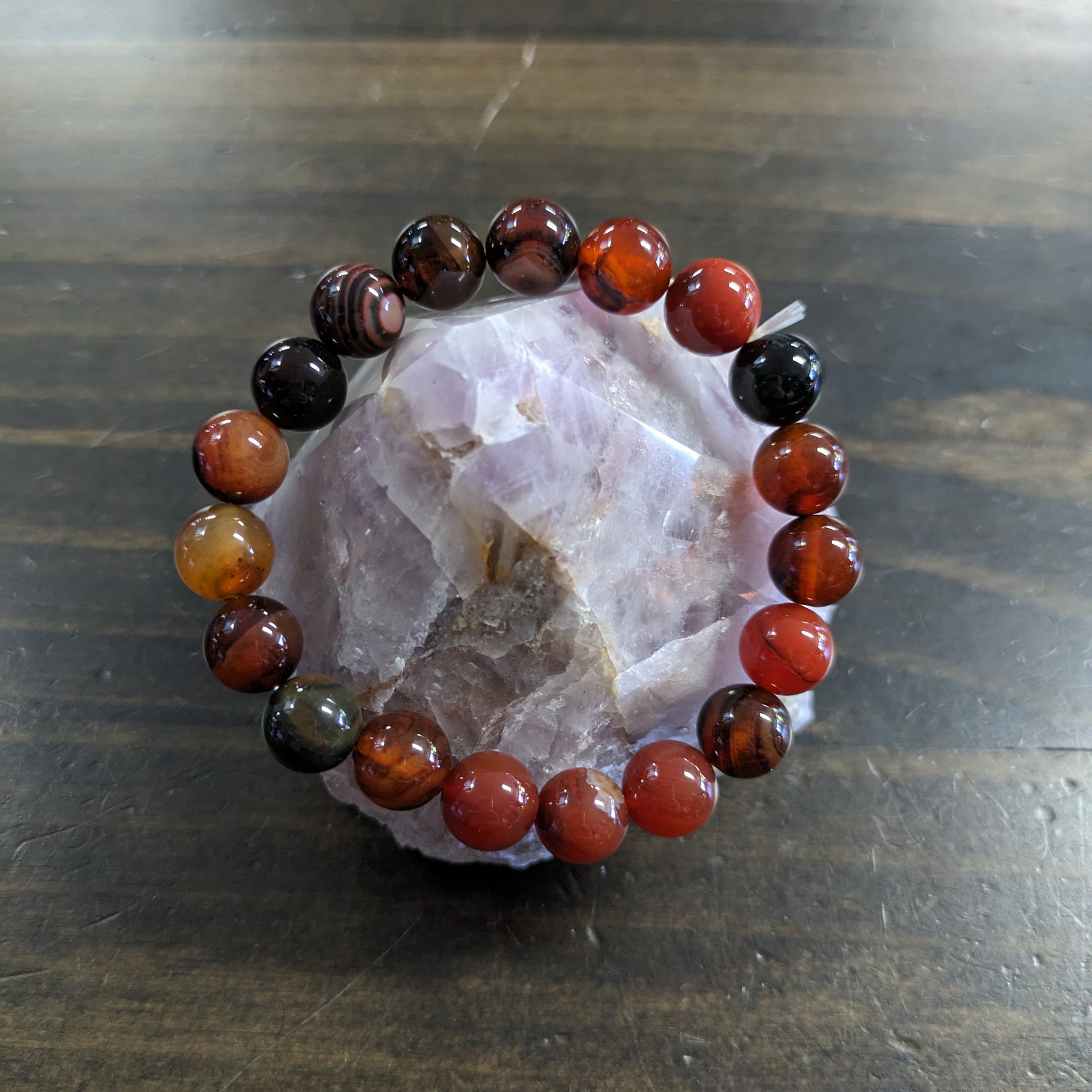 Dream Agate  - 10mm Bead Bracelet image 0