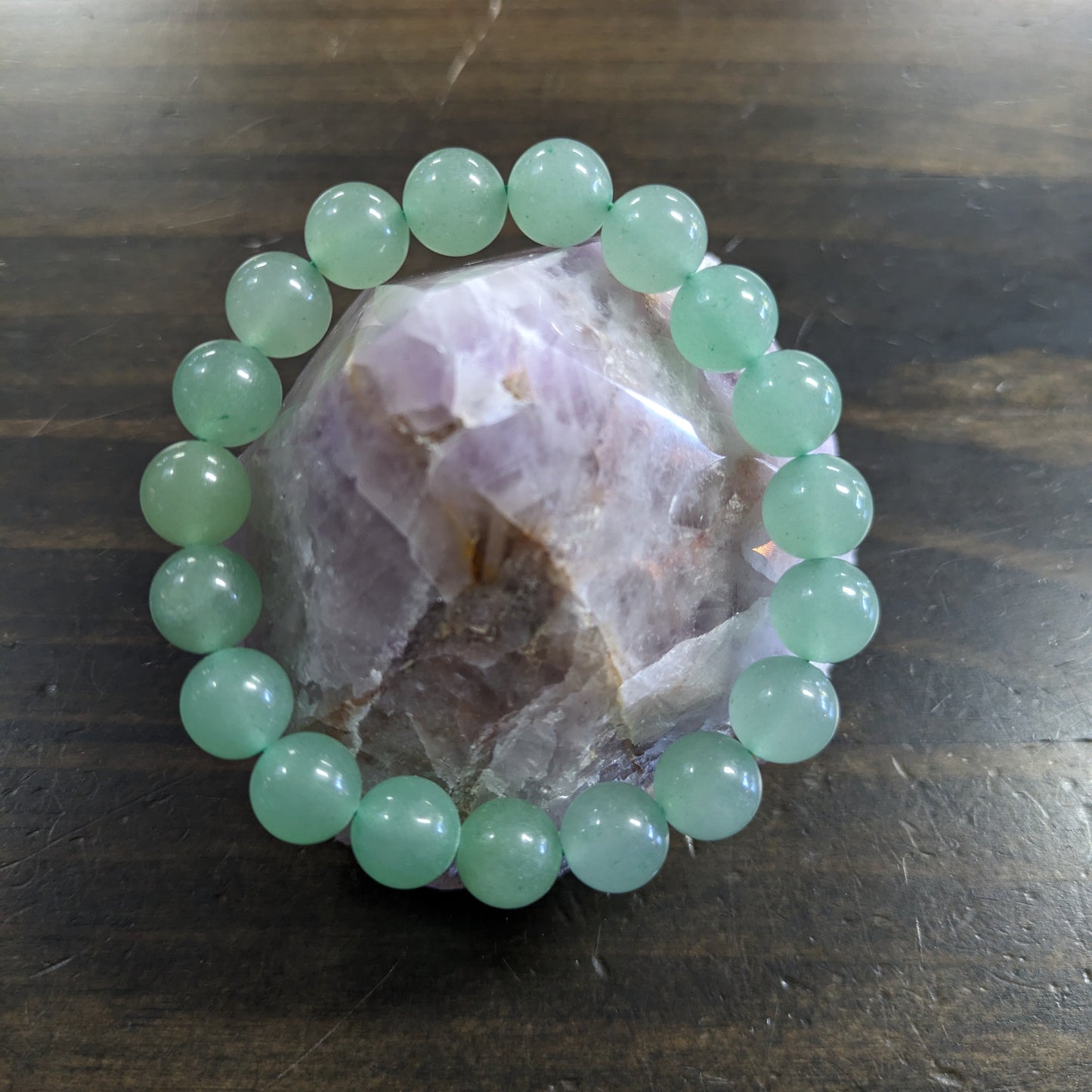 Green Aventurine  - 10mm Bead Bracelet image 0