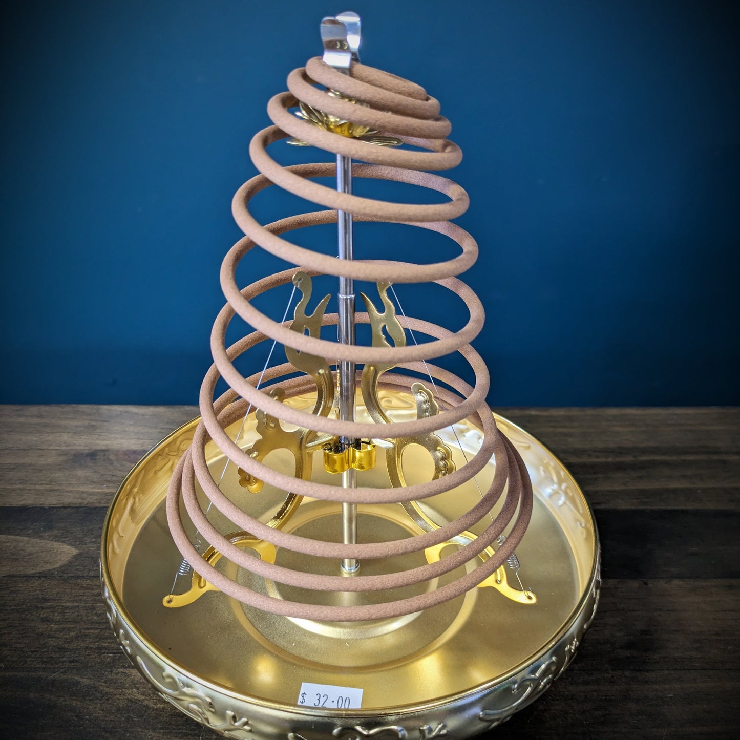 Incense Coil Holder - Gold image 0