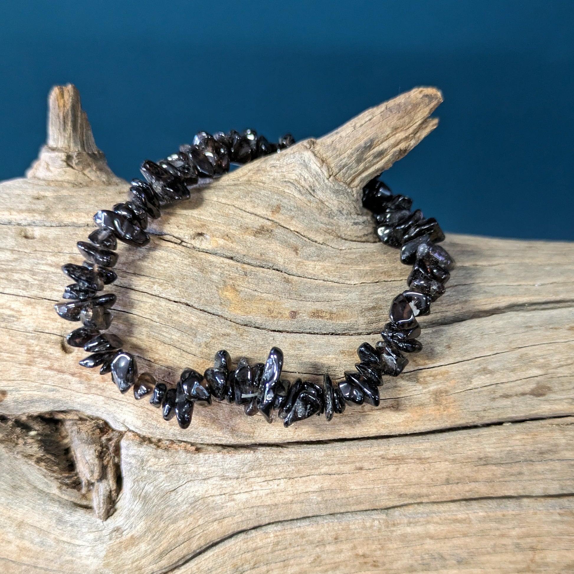 Crystal Chip bracelet - Smokey Quartz image 0