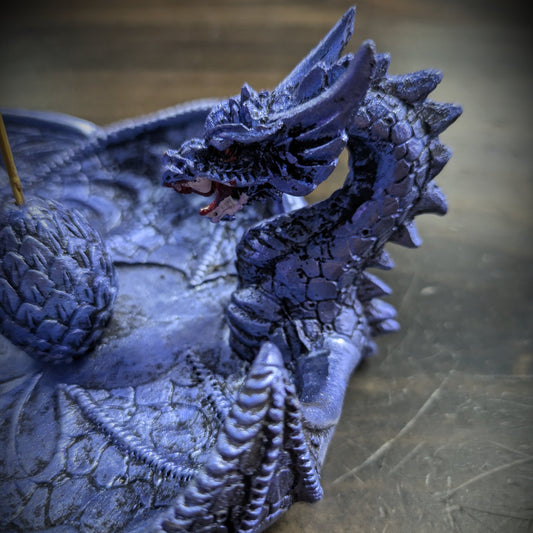 Ice Dragon Twins Incense Holder image 1