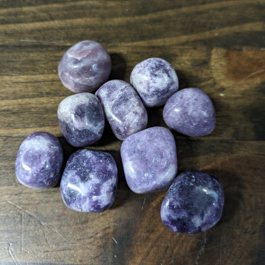 Lepidolite - Tumbled image 0