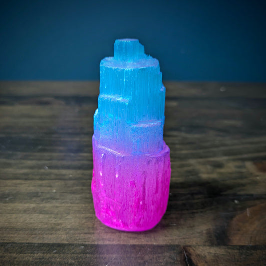 Selenite Tower - Purple & Blue image 0