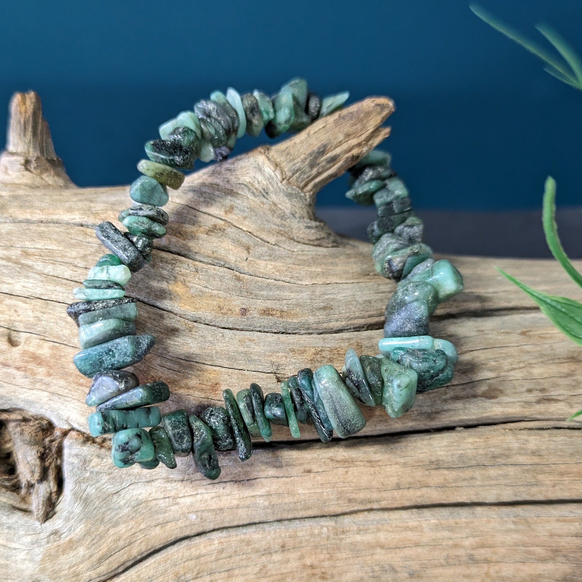 Crystal Chip bracelet - Emerald image 0