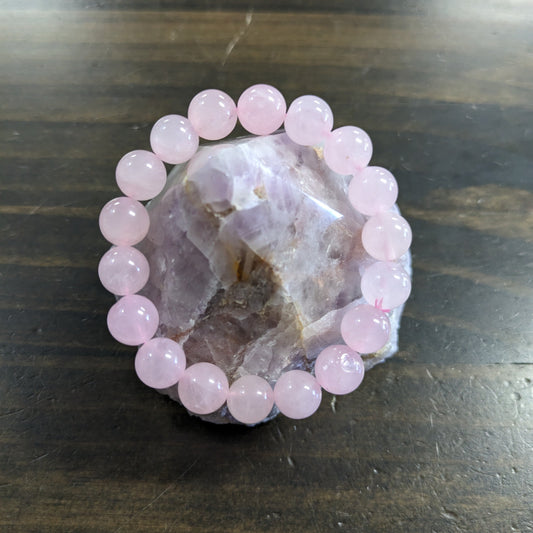 Rose Quartz  - 10mm Bead Bracelet image 0