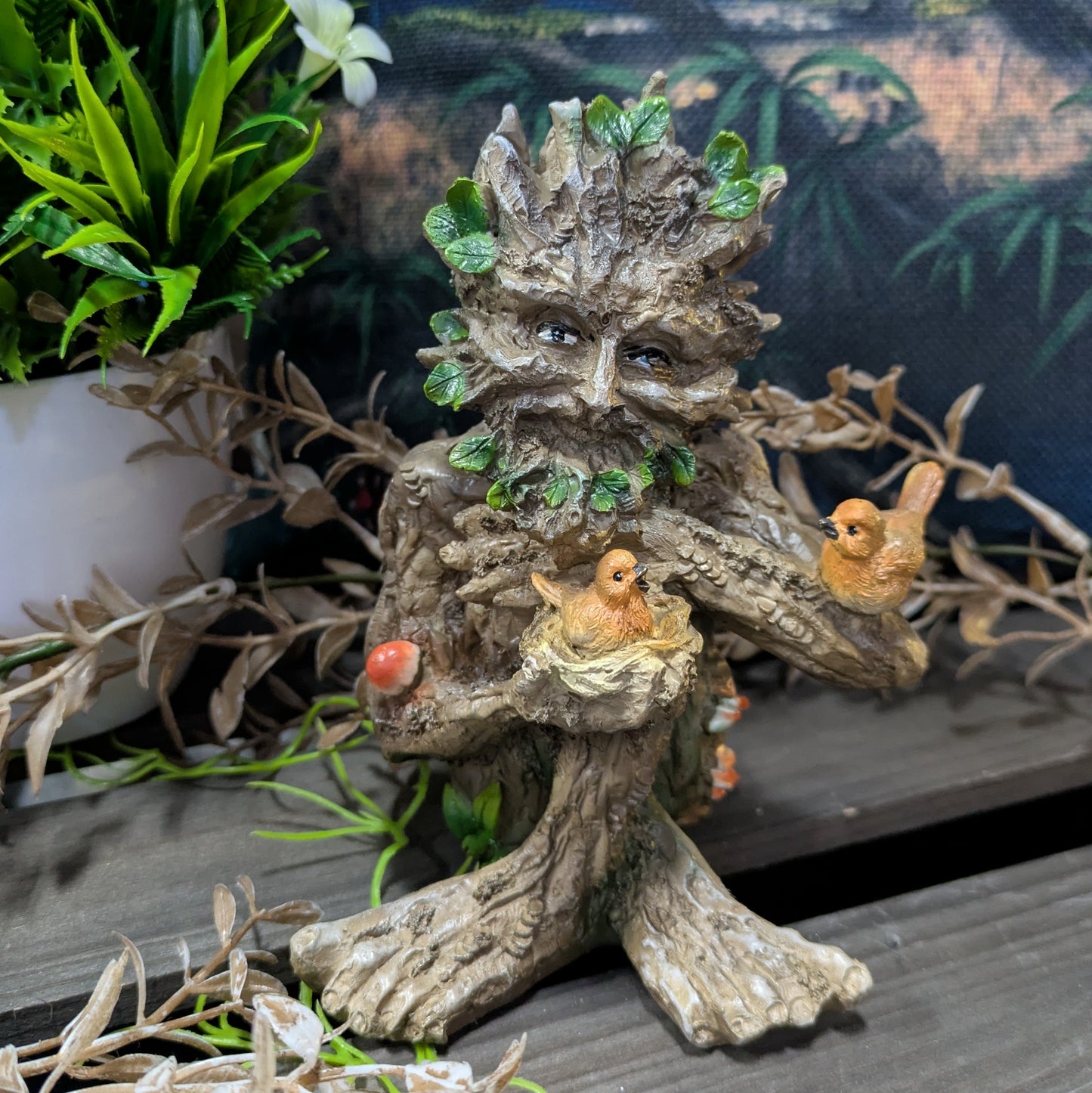 Treeman with Birds