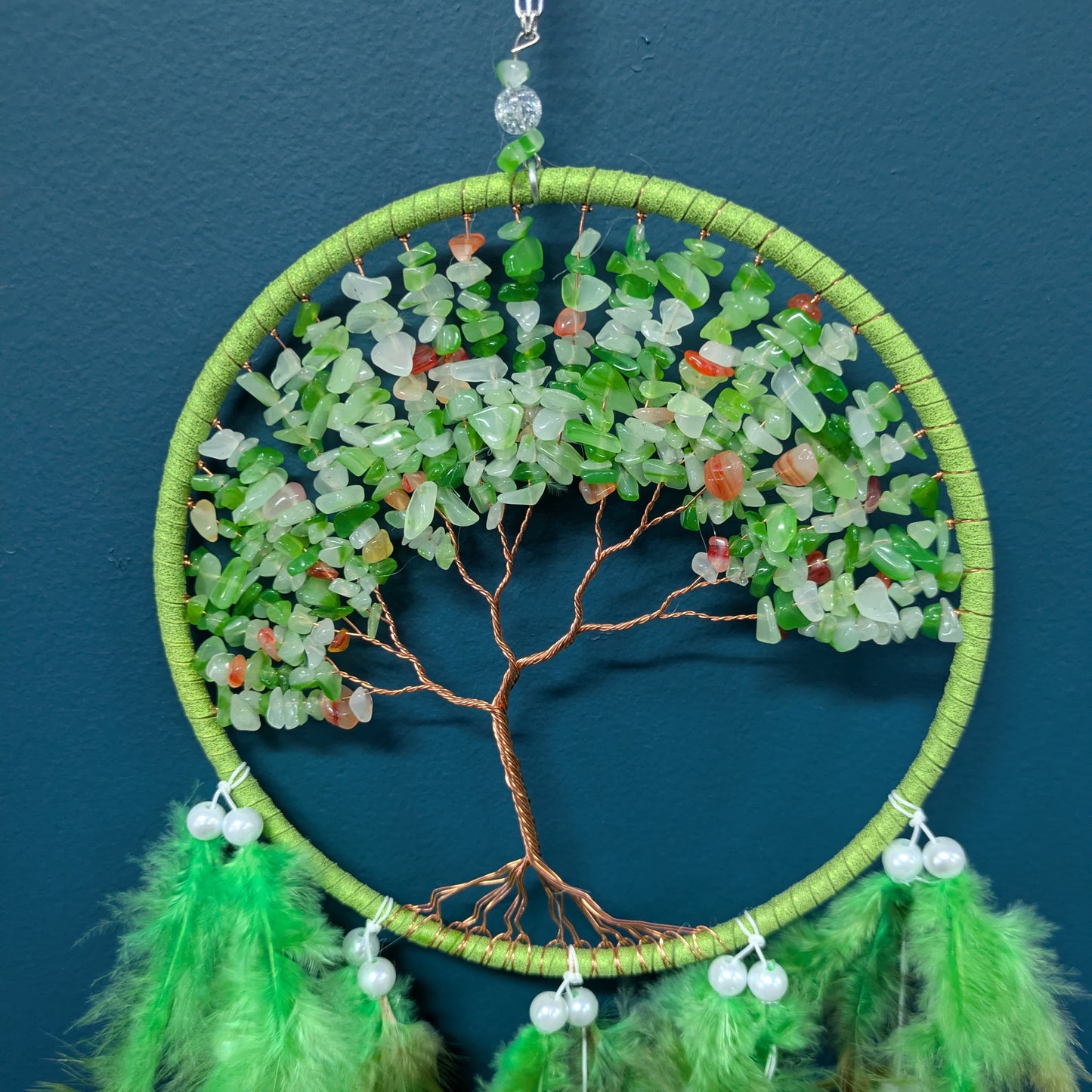 Tree of Life Crystal Dreamcatcher