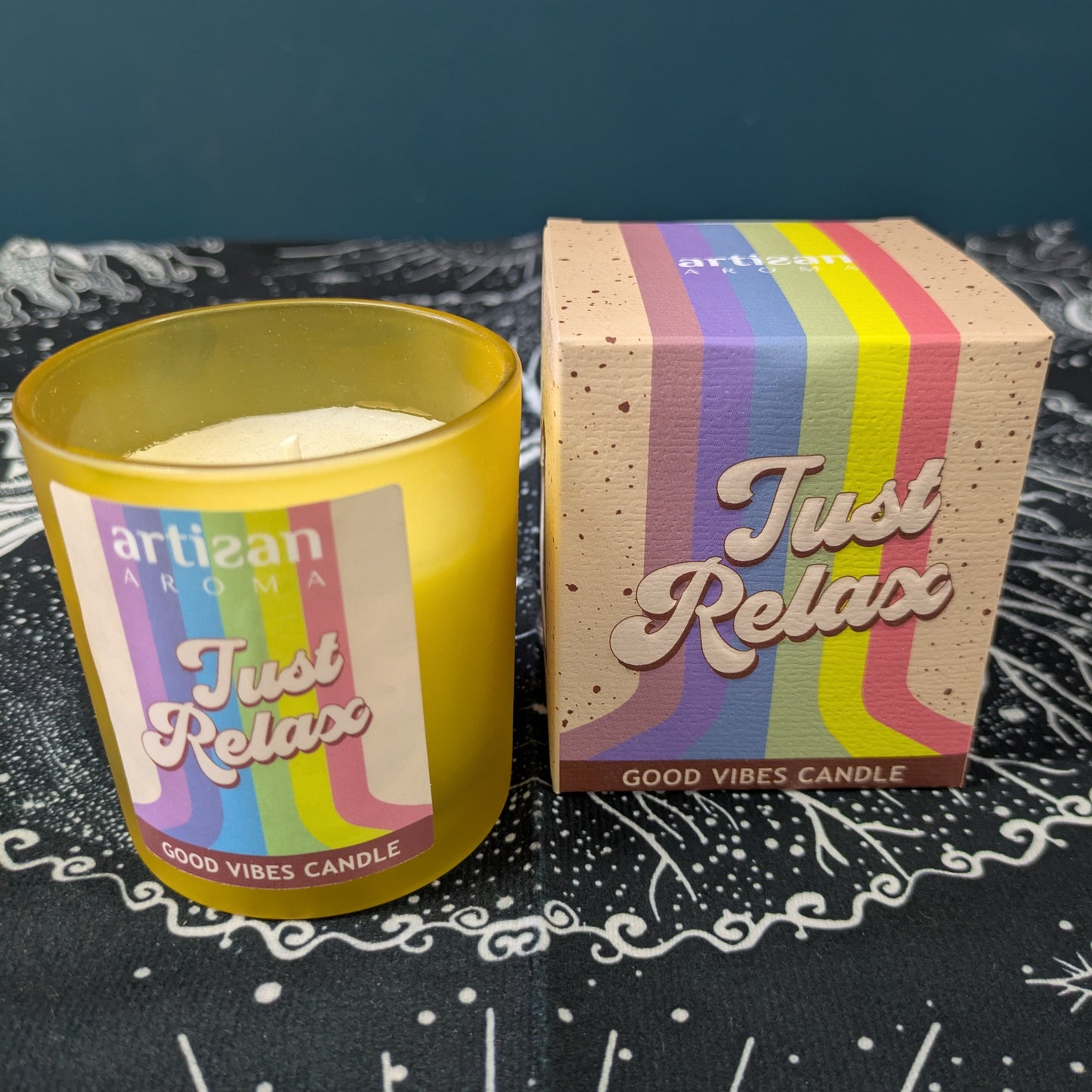 Just Relax Good Vibes Candle