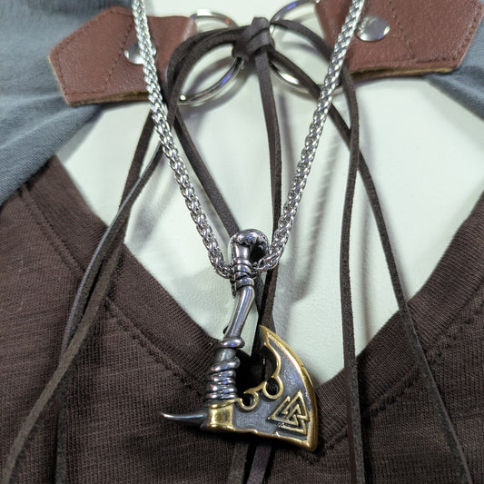 Medieval Viking Axe Necklace