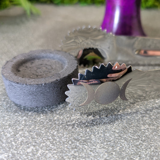 Triple Moon Charcoal Tongs