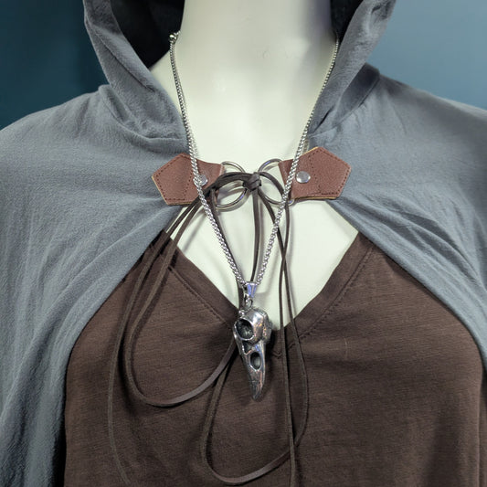 Crow Skull Necklace