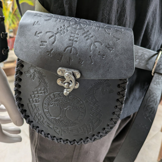 Medieval Viking Bag - Black