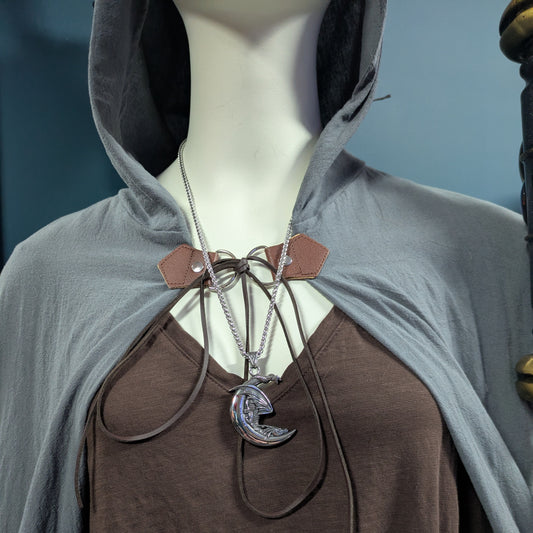 Dragon on Moon Necklace