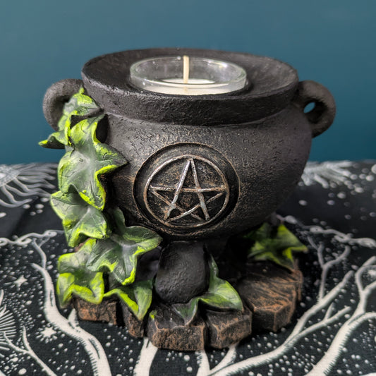 Cauldron Tea Light Holder